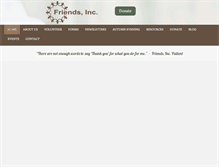 Tablet Screenshot of friendsinc.net